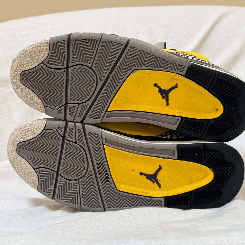 Jordan Son of Mars 10.5 Yellow Tour Yellow Grape Ice Elephant Print 580603-708